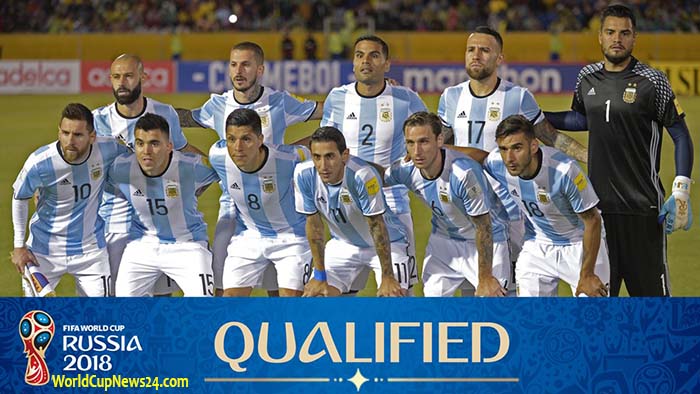 Argentina Squad for World Cup 2018, Schedule & history & players info