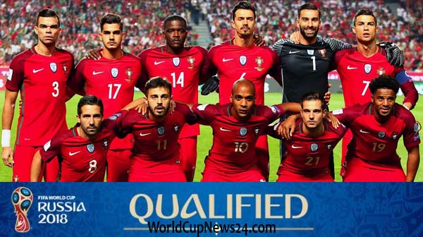 Portugal team squad for world cup 2018