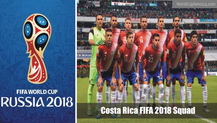 World Cup 2018 Costa Rica full Squad, players list & match info