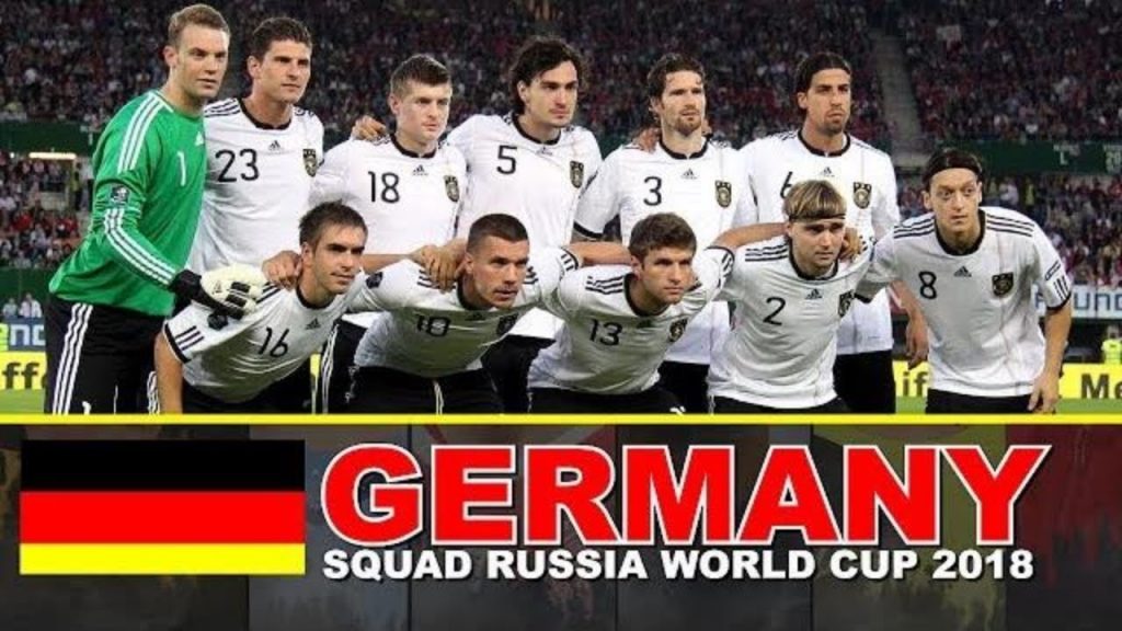 Germany final Squad for FIFA World Cup 2018, Schedule & history