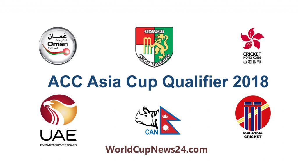 Asia Cup 2018 Qualifier Schedule, Live Stream, TV channels