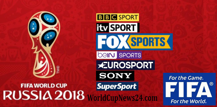 FIFA World Cup 2018 Football match broadcaster/TV channel List