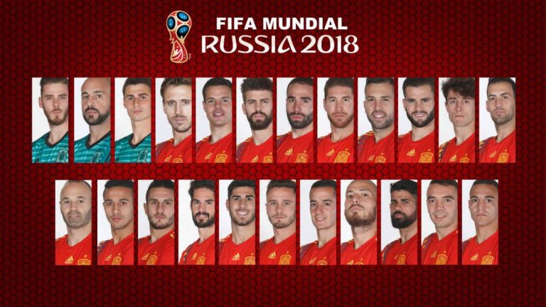 spain World Cup Squad 2018