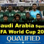 Saudi Arabia Final Squad for World Cup 2018, player & match info